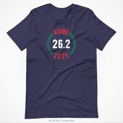 Rome 2025-t-shirt-heather-midnight-navy